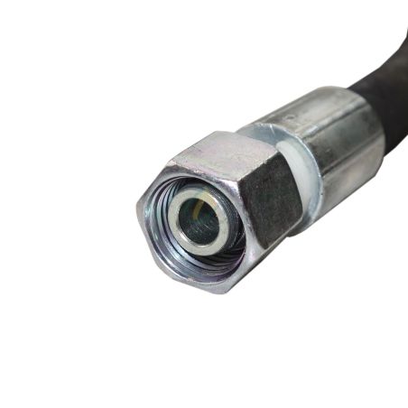Flexible hydraulique écrou tournant 15L DIN droit et coudé 90° 275 bars Flexible hydraulique écrou tournant 15L DIN droit et coudé 90° 275 bars