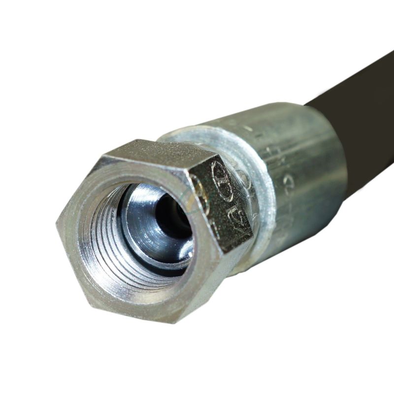 Flexible hydraulique écrou tournant 7/16 JIC droit 400 bars Flexible hydraulique écrou tournant 7/16 JIC droit 400 bars