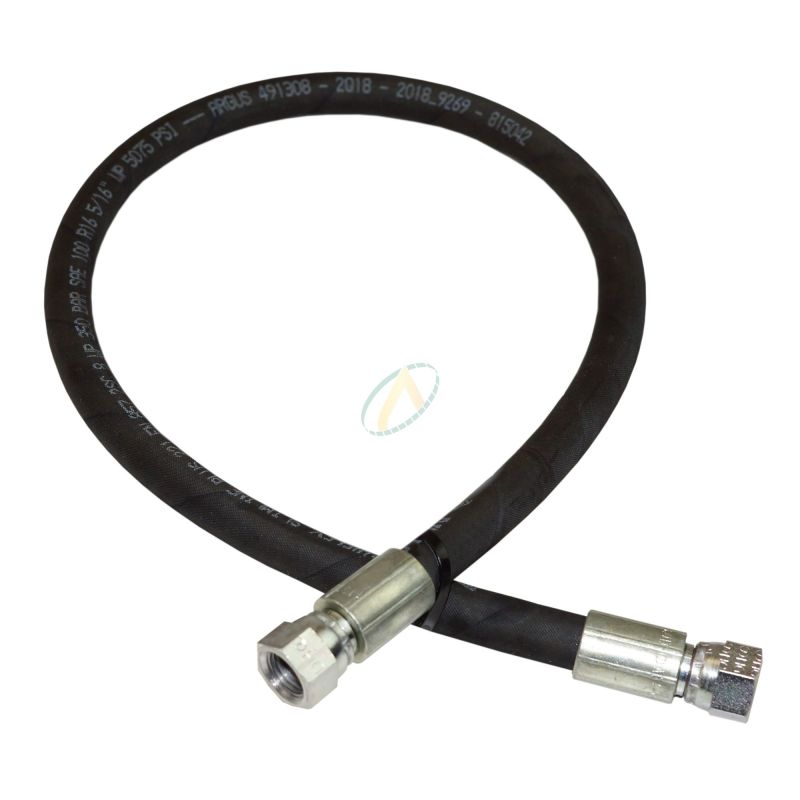 2 embouts ecrou tournant 3/8BSP Flexible hydraulique 2SN 330 bar longueur 1000 2 embouts ecrou tournant 3/8BSP Flexible hydraulique 2SN 330 bar longueur 1000