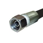 Flexible hydraulique écrou tournant 1" BSP droit et coudé 90° 165 bars