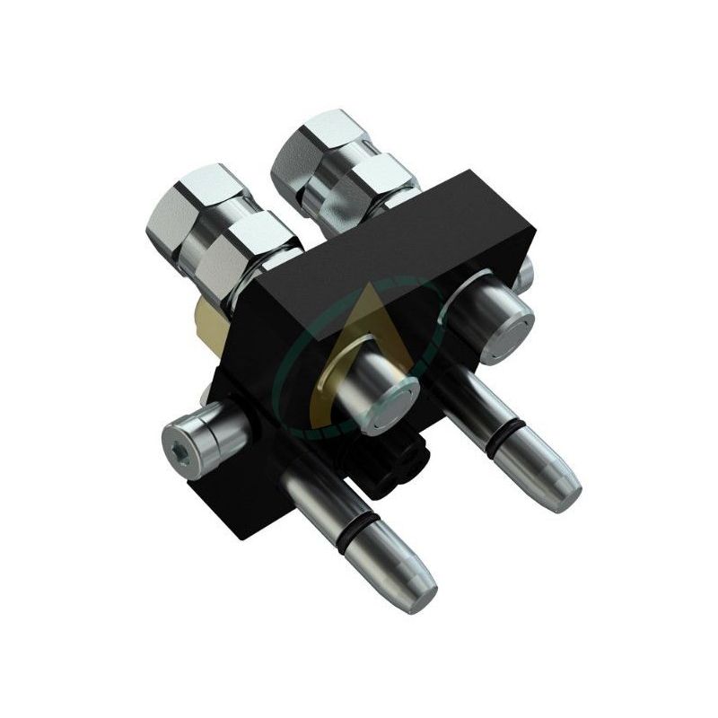 Multifaster mâle 2 coupleurs 50 l/min 250 bars 2P306