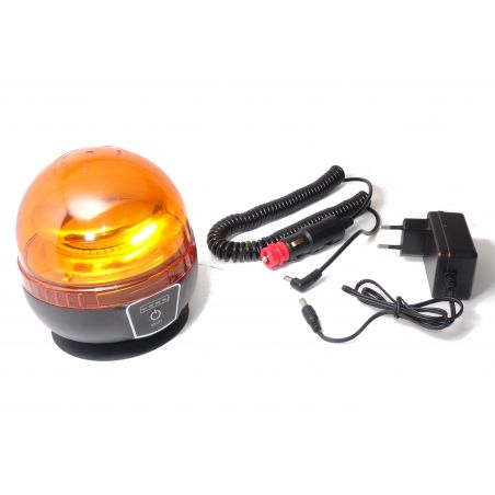 Gyrophare leds magnétique rechargeable autonomie 6 heures