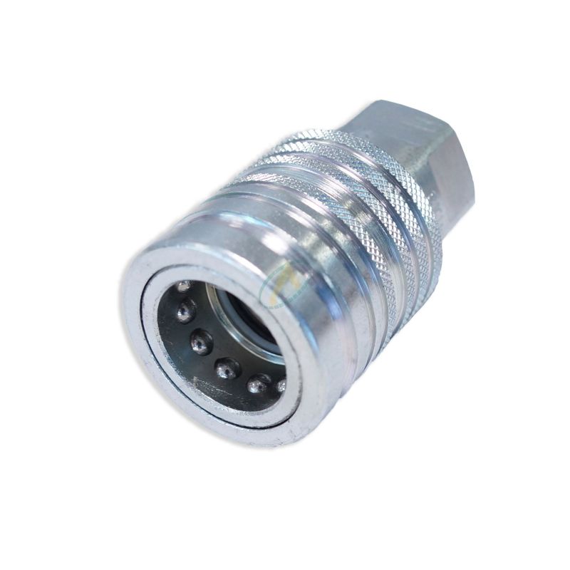 Coupleur femelle à clapet 1/2 ISO-A - Femelle 1/2 GAZ Coupleur femelle à clapet 1/2 ISO-A - Femelle 1/2 GAZ