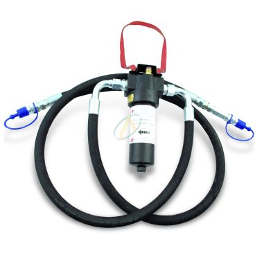 Ensemble de filtration sur coupleur push/pull 1/2 ISO A, 10 microns, 120 l/min