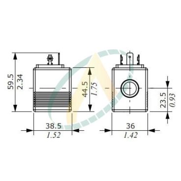Bobine électrique Carrée...