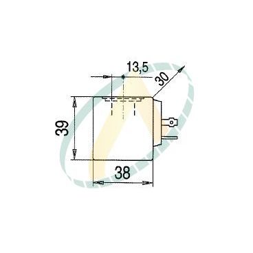 Bobine électrique Carrée...