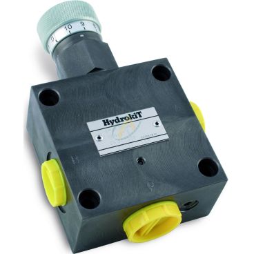 Diviseur de débit hydraulique réglable de 0 à 25 l/min, pression maximale 350 bars