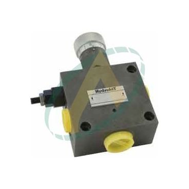 Régulateur de débit hydraulique 3 voies réglable de 0 à 25 l/min, pression maximale 250 bars