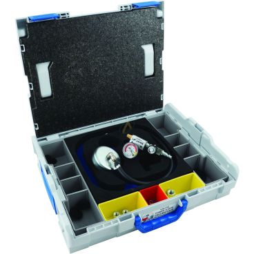 Pompe à vide pneumatique avec valise de rangement taille moyenne