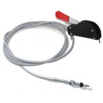 Commande mécanique à crémaillère avec câble