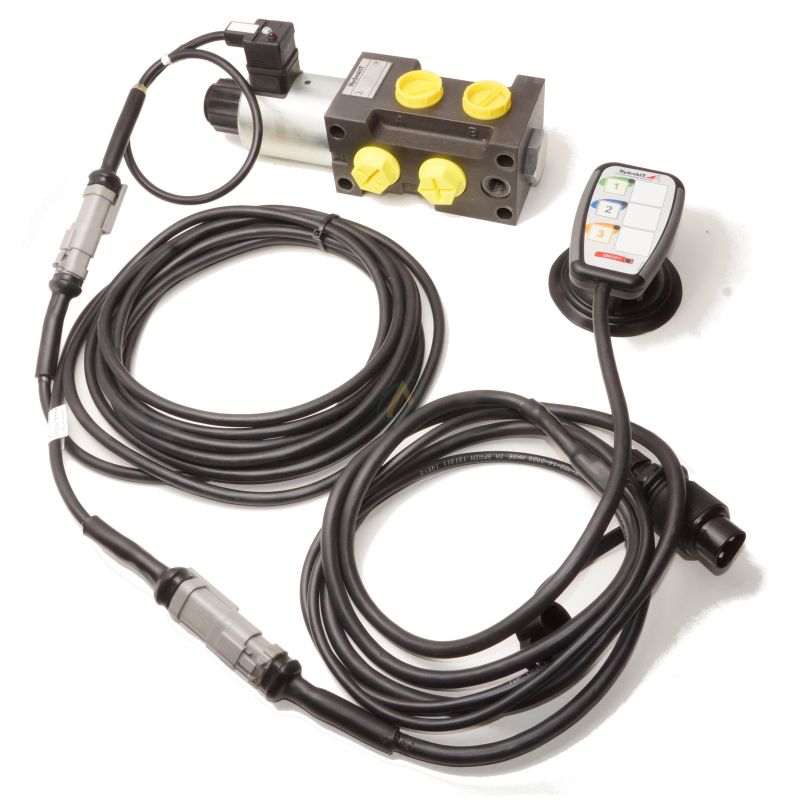 Sélecteur de fonctions empilables 12V 80l/min avec boitier électronique Sélecteur de fonctions empilables 12V 80l/min avec boitier électronique