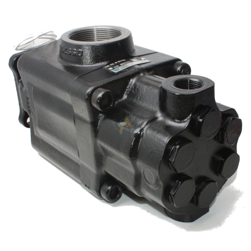Pompe hydraulique pour camion PA double débit HYDRO LEDUC 52 à 75 cm3, flasque 4 trous 80x80, arbre 8 dents