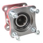 Contre palier pour pompe camion avec arbre à 8 dents, sortie mâle PTO 6 dents