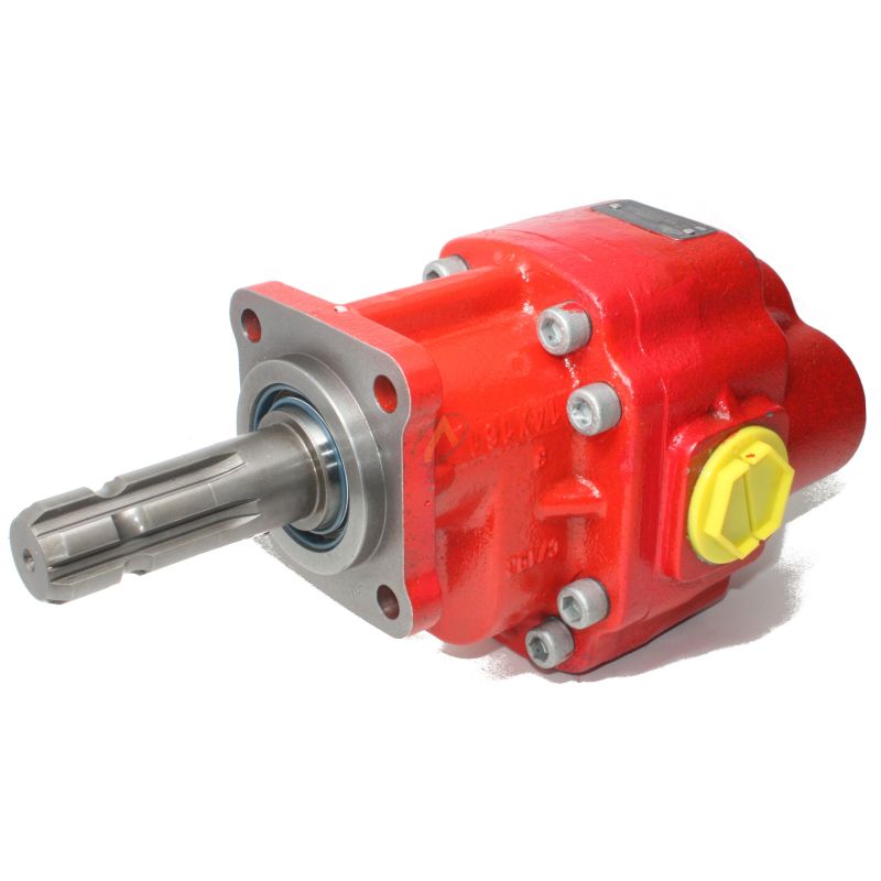 Pompe camion à engrenage arbre PTO mâle, flasque 4 trous 80x80