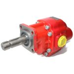 Pompe camion à engrenage arbre PTO mâle, flasque 4 trous 80x80