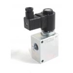 Electrovanne à clapet 2/2 double normalement ouvert 1/2", 12 VCC