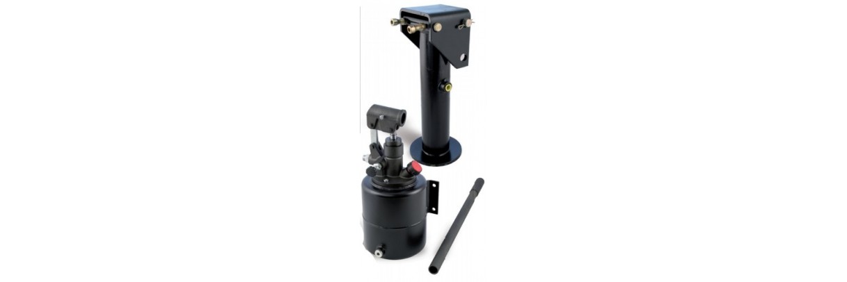 Béquille hydraulique pour remorque agricole