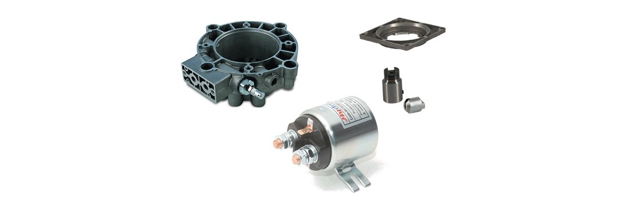 Accessoires de Centrales hydrauliques : Corps, Accouplements, Relais
