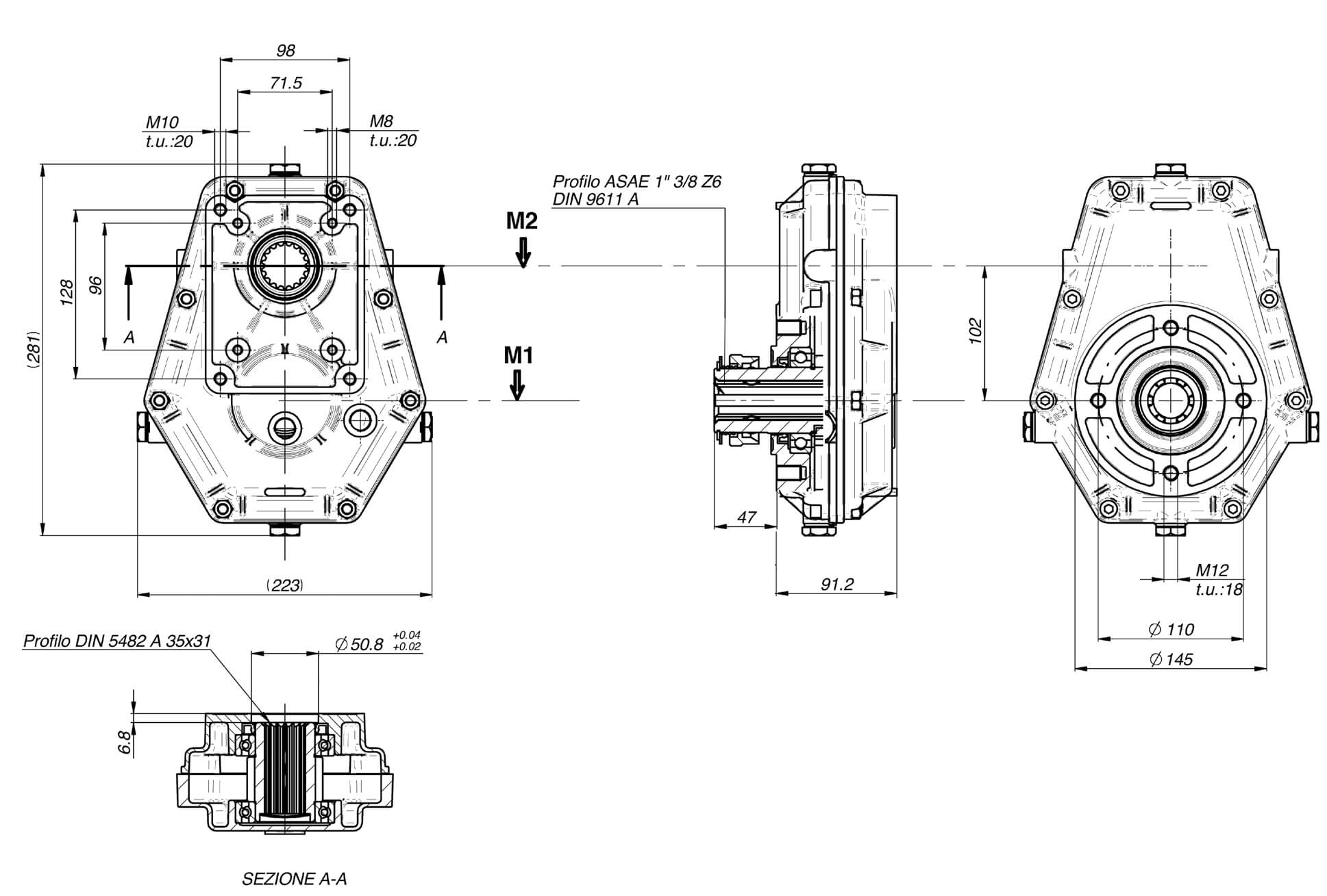 Multiplicateur femelle accroche