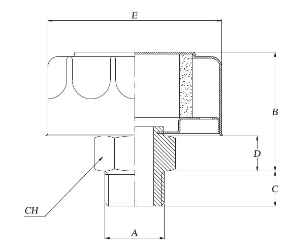 Bouchon reniflard à visser 3/4 BSP