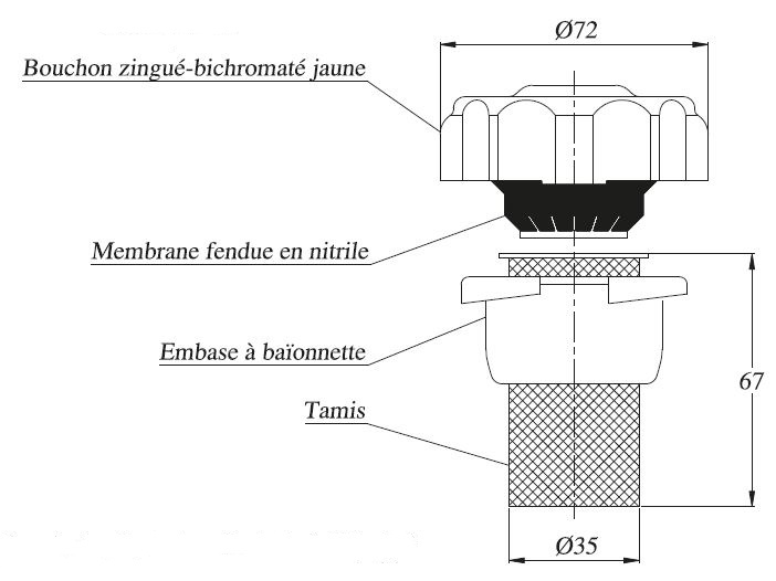 Bouchon GL45 à 2 Ports Pour Tubes – Remplissage Sécurité Bouteilles Verre – Avec Inserts PTFE Et Bouchons