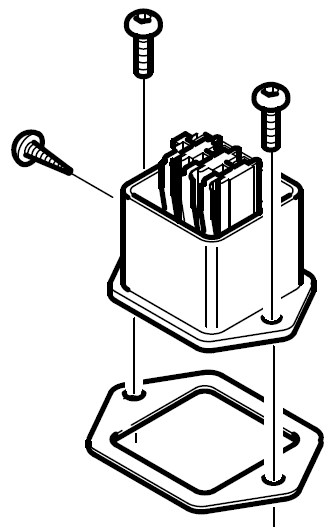 Connecteur électrique male pour mach 7