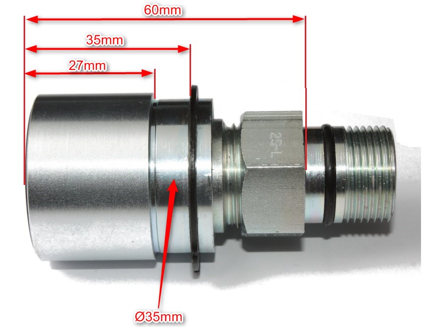 Coupleur femelle a clapet iso a pour multicoupleur  mach 7