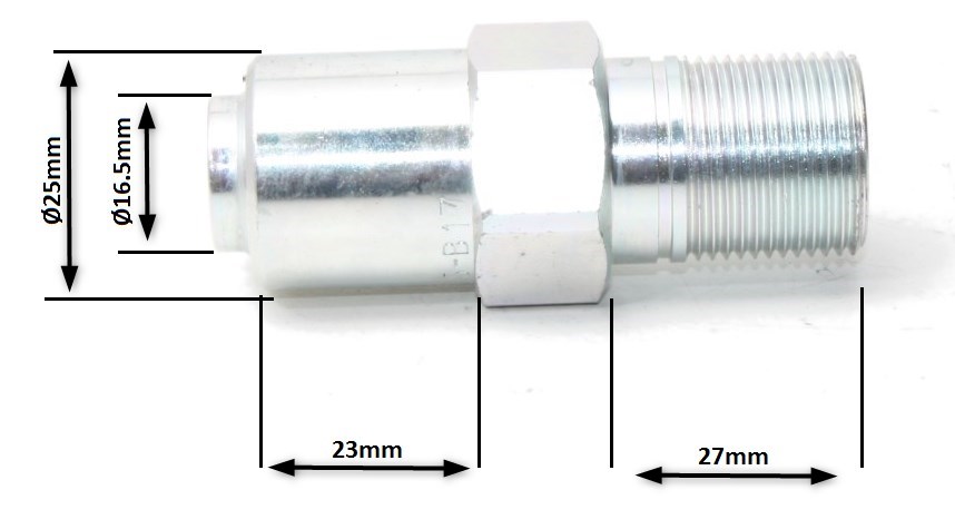 Coupleur mâle à face plane pour multicoupleur mach 2 mach 4