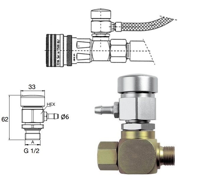 Soupape de décompression manuelle