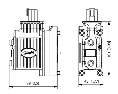 Schema bobine Danfoss PVEA