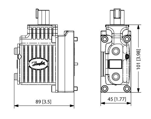 Schema bobine Danfoss PVEM série 7