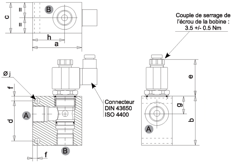 Electrovanne à clapet simple normalement fermé 1"