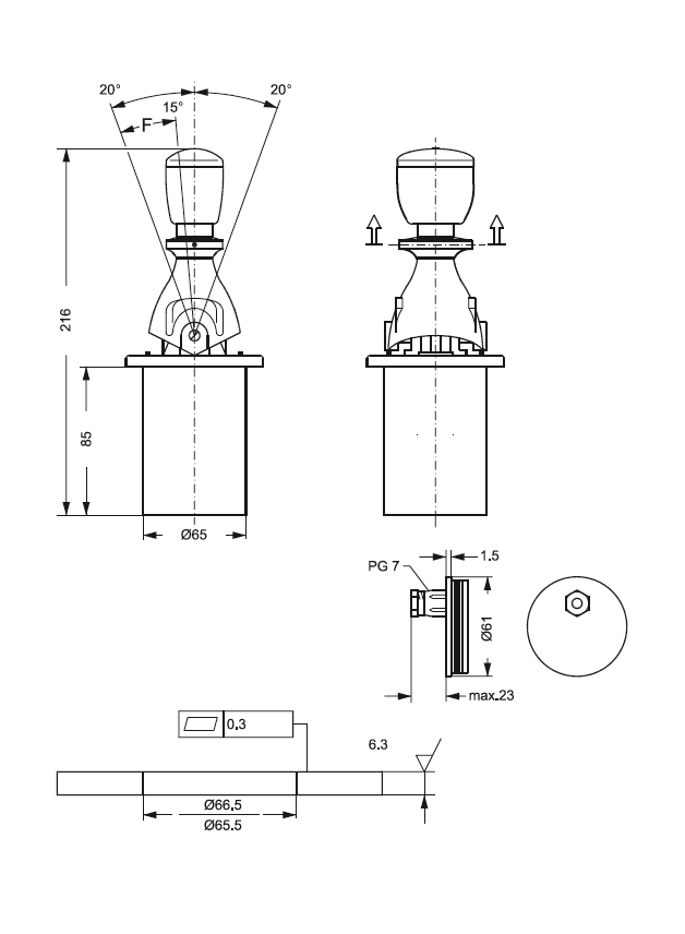 Manipulateur Danfoss proportionnel PVREL