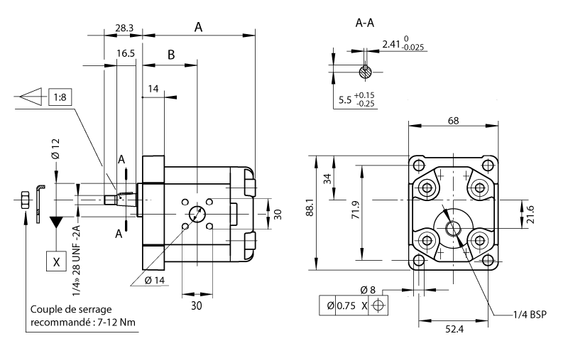 Moteur à engrenage HPI Groupe 1 Flasque 1