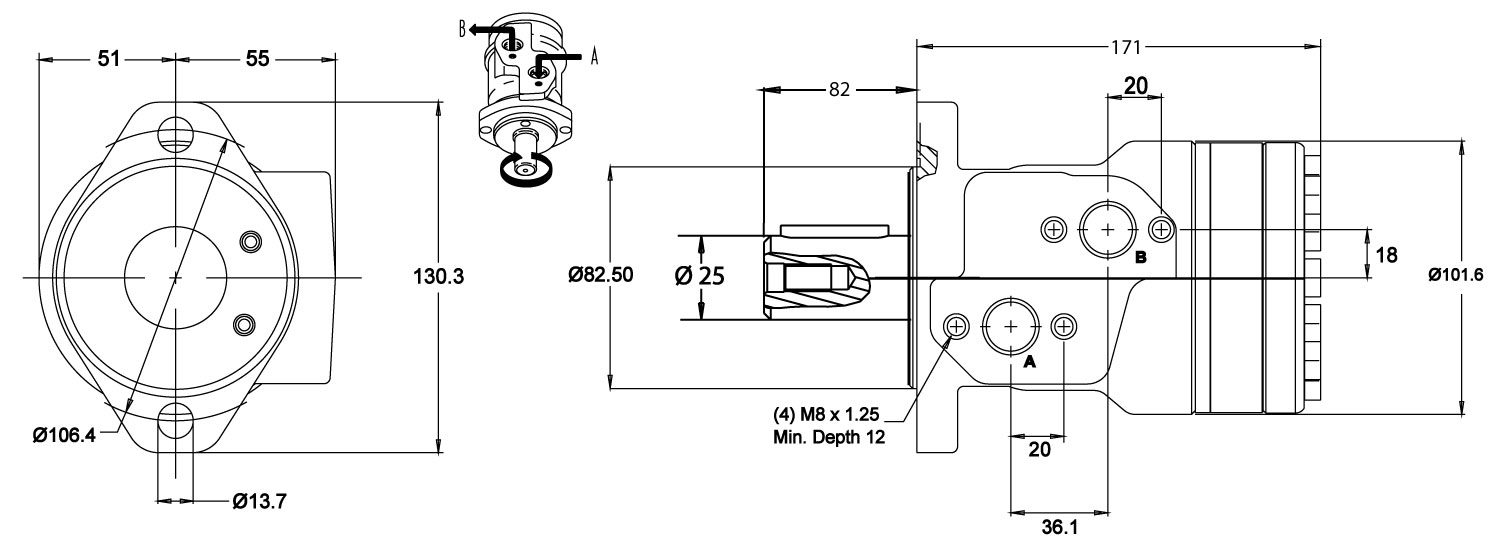 Schéma Moteur White 198 cm3 Série WR