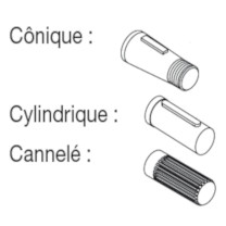 Types d'arbres d'entraînement d'une pompe hydraulique