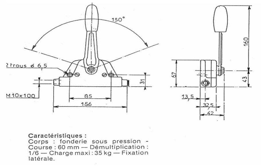 Boitier de commande à distance de pompe