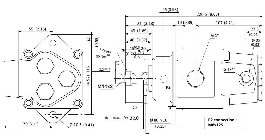 pompe remplacement hydro leduc B16R