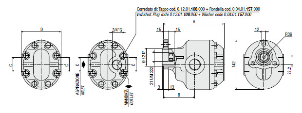 Schémas pompe camion XP