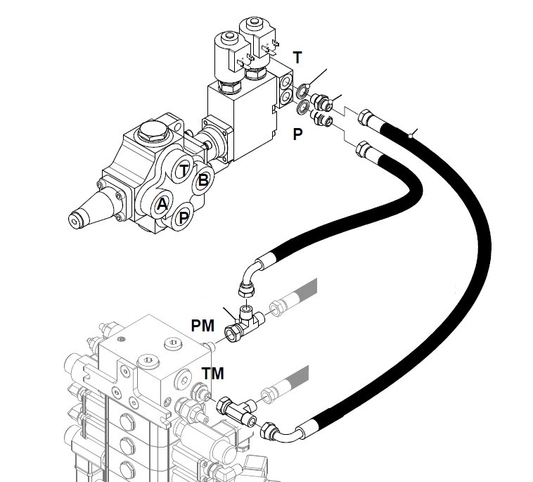 distributor rotor 120l/min 250 bar