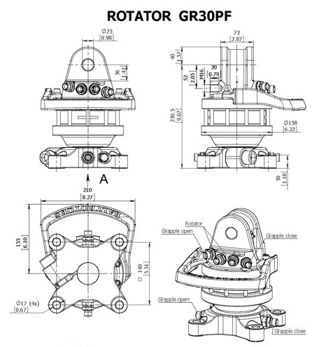Rotator GR30PF