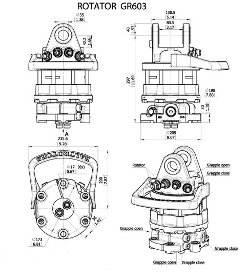 Rotator GR603