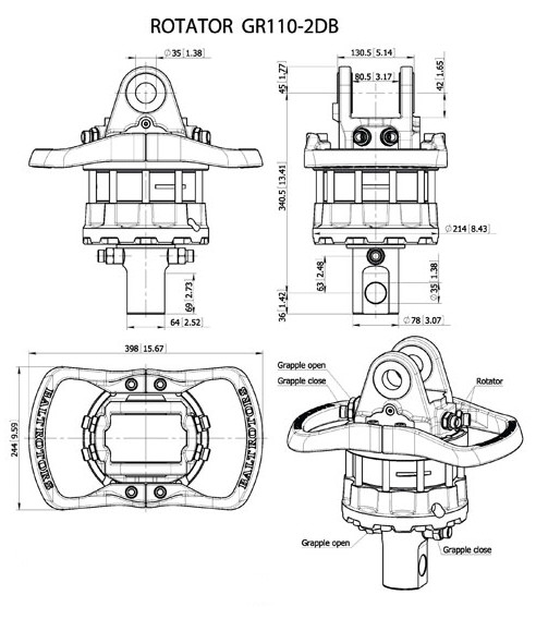 Rotator GR110-2DB