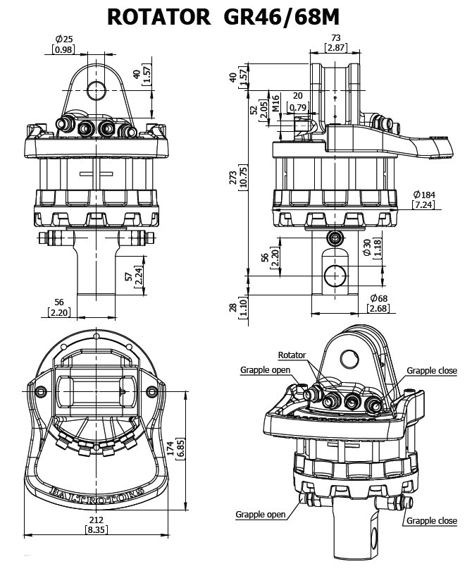Rotator GR46-68M