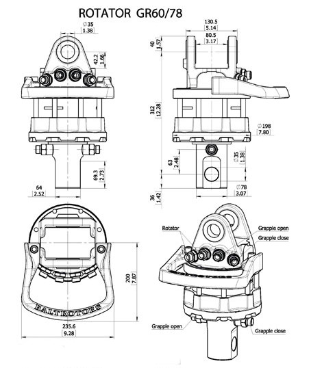 Rotator GR60-78