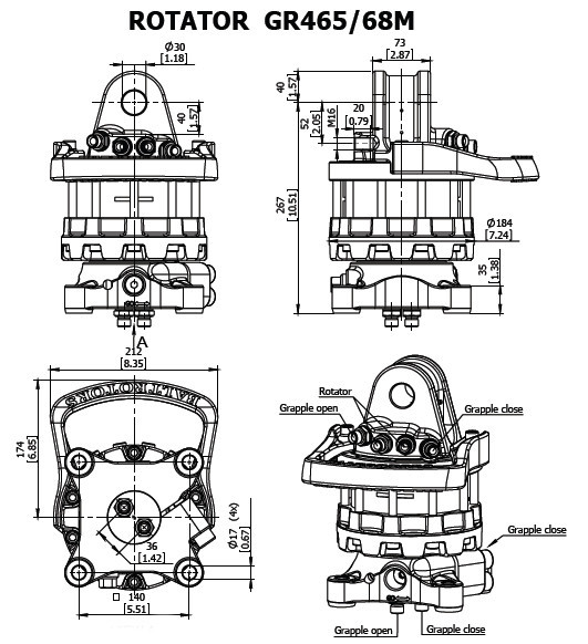 Rotator GR465-68M