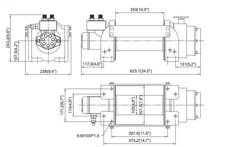 reuil hydraulique 4500 kg