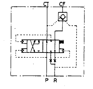 Schema hydraulique valve de retrounement