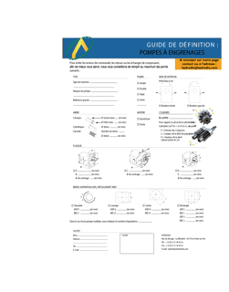 Définissez votre pompe hydraulique