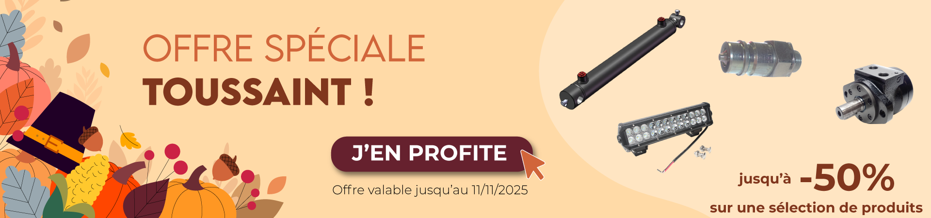 Jusqu'à -50% sur une sélection de produits